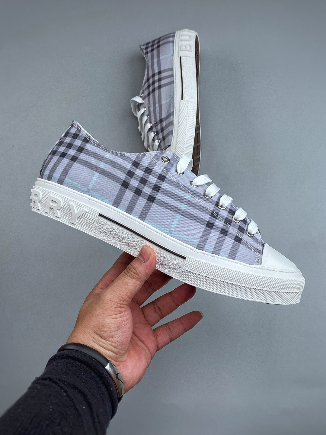 N 巴宝莉新款板鞋 Burberry Vintage 经典时尚 百搭 休闲运动鞋 市场独家高端无胶工艺 全新亮相 可对比