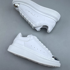 福利特价N 海外指定版本 独特礼盒包装 Alexander McQueen/亚历山大麦昆松糕鞋厚底增高小白鞋 进口丝绸亚 福利特价N 海外指定版本 独特礼盒包装 Alexander McQueen/亚历山大麦昆松糕鞋厚底增高小白鞋 进口丝绸亚