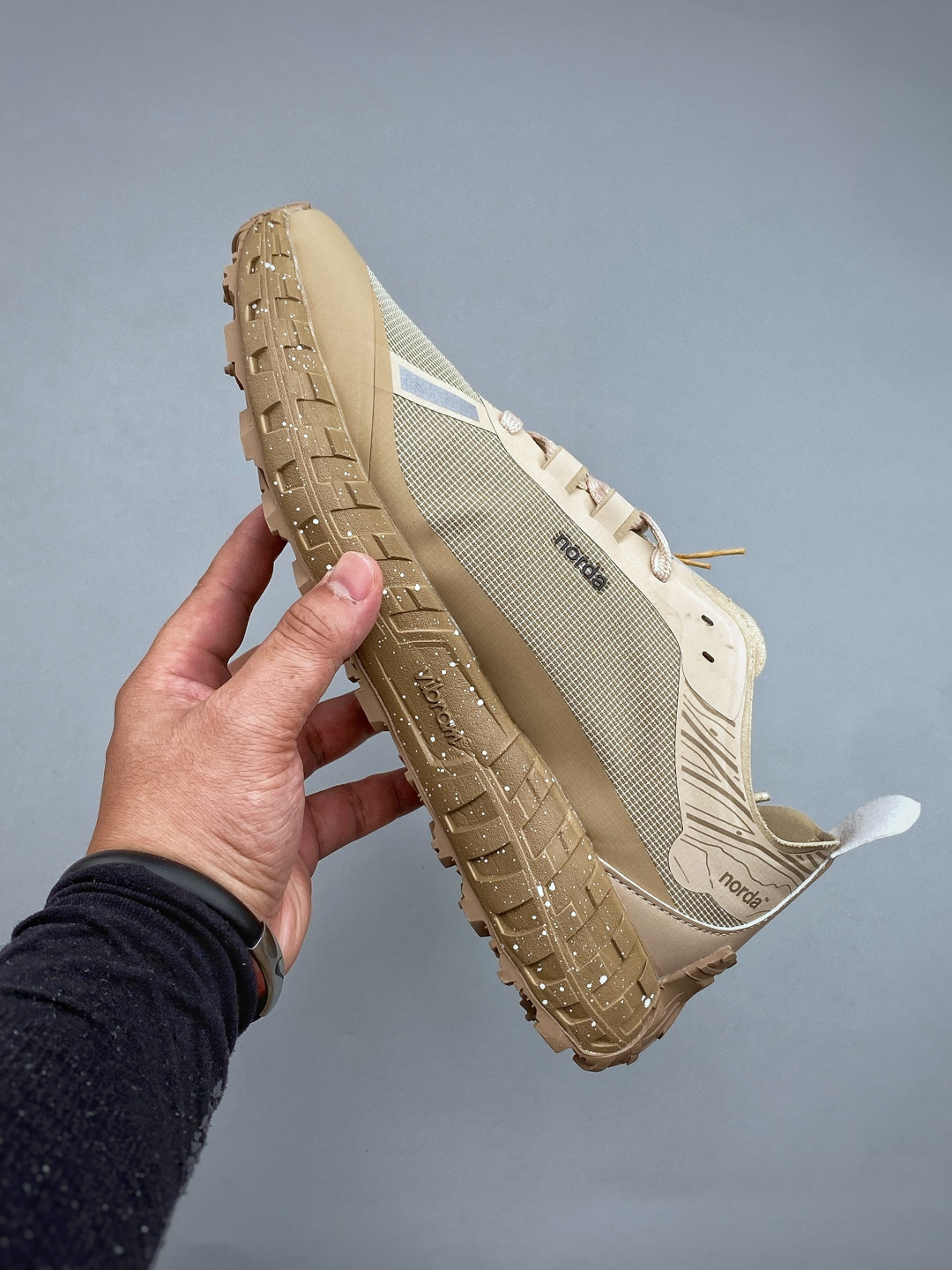 N Norda 001 Dyneema 潮流单品 舒适百搭防滑耐磨休闲跑步鞋 大地色 尺码：36-46
