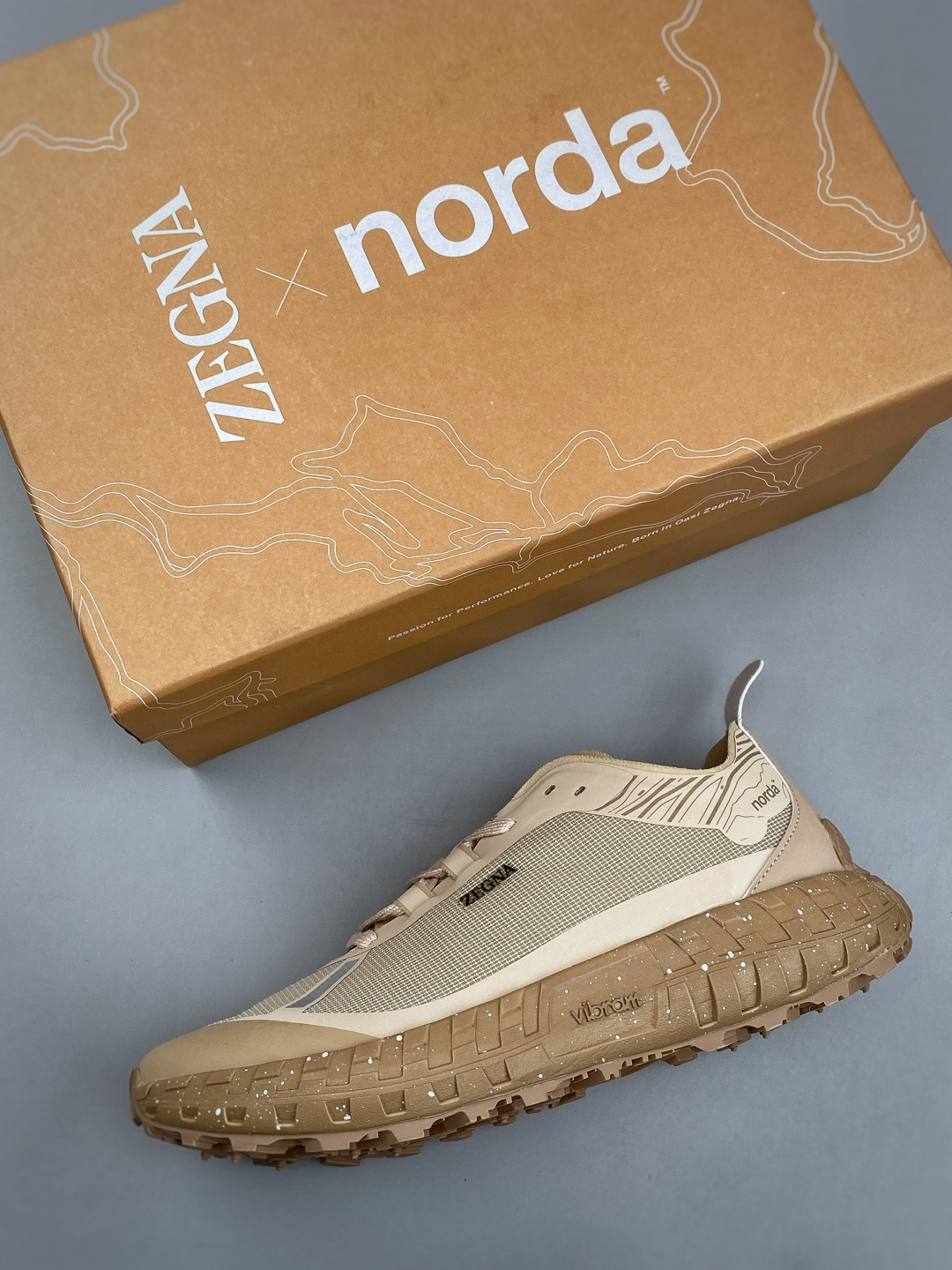 N Norda 001 Dyneema 潮流单品 舒适百搭防滑耐磨休闲跑步鞋 大地色 尺码：36-46