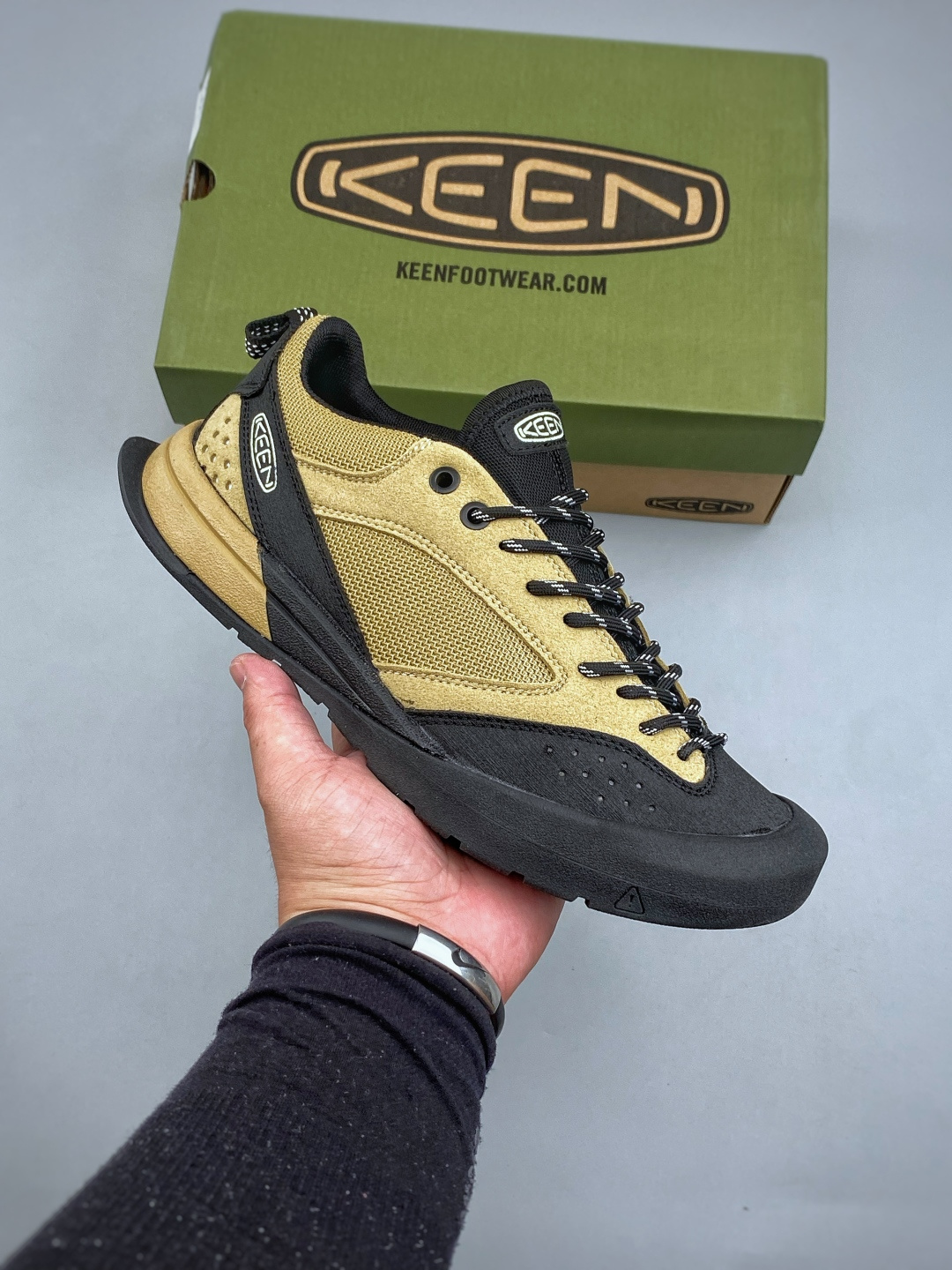 M Keen Jasper3经典时尚百搭精致减震耐磨透气支撑 低帮登山徒步鞋 尺码：35-45