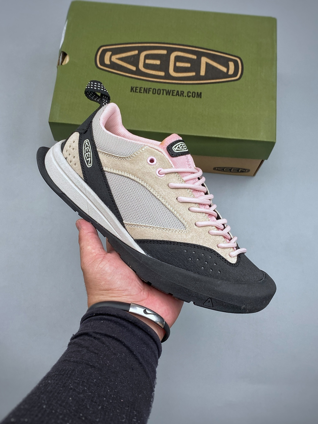 M Keen Jasper3经典时尚百搭精致减震耐磨透气支撑 低帮登山徒步鞋 尺码：35-40