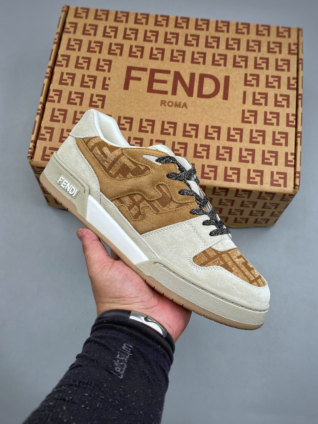 【07958】FENDI Match Low-Top Sneakers Size: 35-46