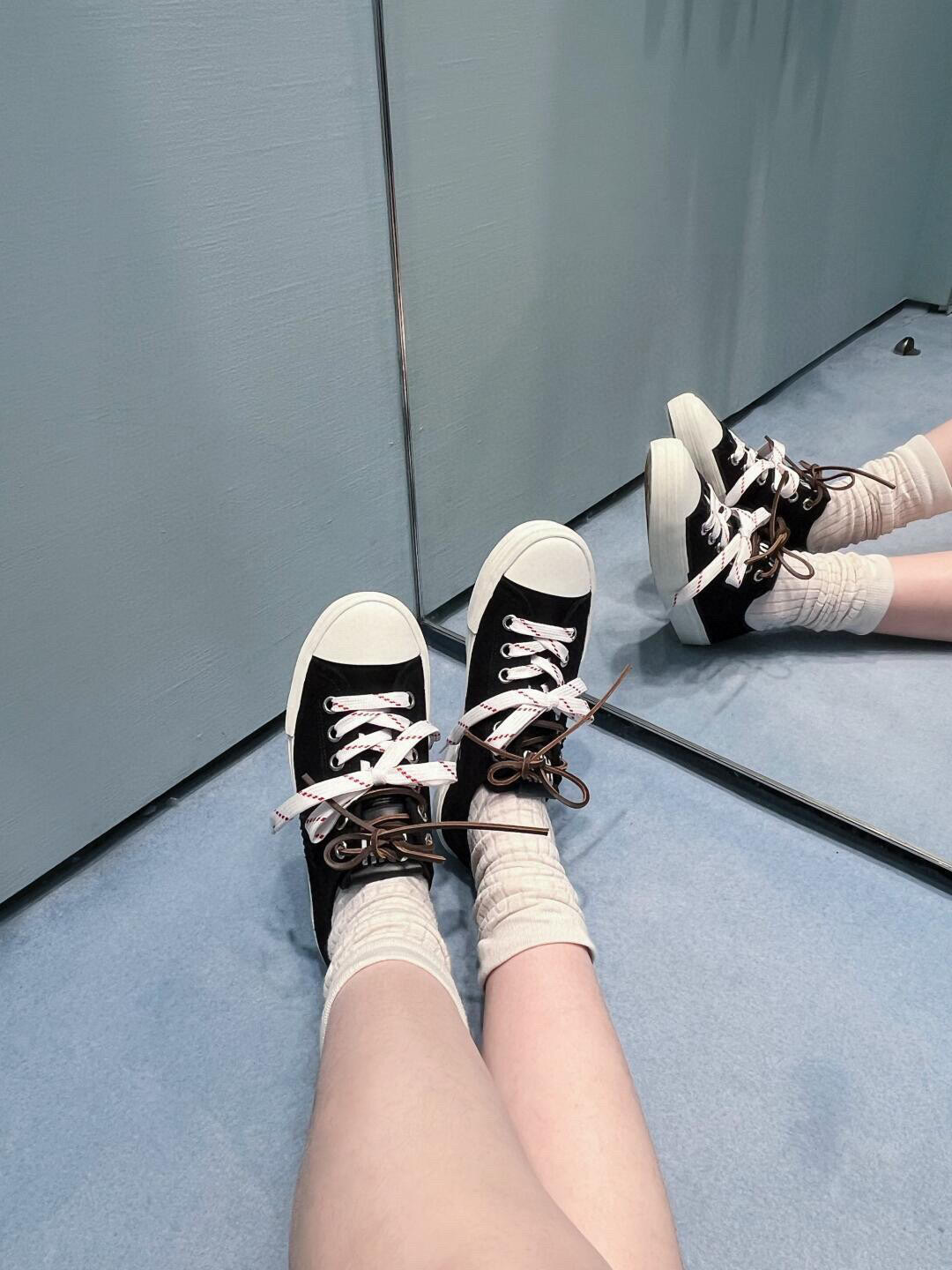 NO:386733,Foot pictures, casual shoes/sports shoes semi-trails, sneakers19860909上脚图,休闲鞋/运动鞋半拖,sneakers,Women's Shoes