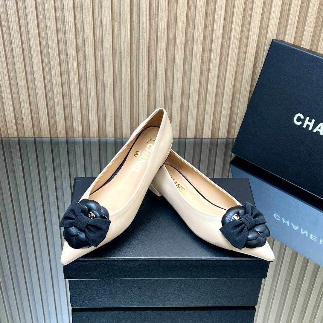 Chanel 25ss Collection: Elegant and Comfortable Shoes in Custom Cattle Skin – Size #35-41 - 图片 1