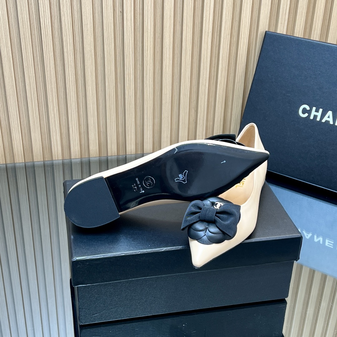 Chanel 25ss Collection: Elegant and Comfortable Shoes in Custom Cattle Skin – Size #35-41 - 图片 6