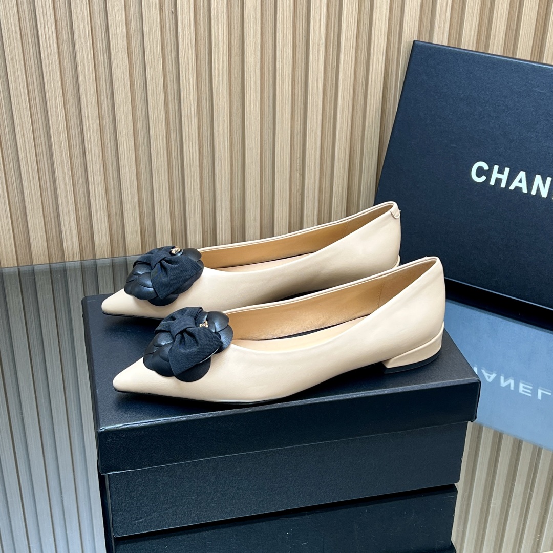 Chanel 25ss Collection: Elegant and Comfortable Shoes in Custom Cattle Skin – Size #35-41 - 图片 5