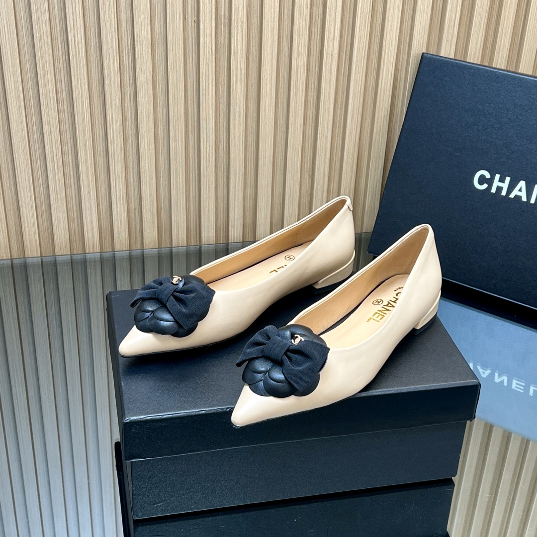 Chanel 25ss Collection: Elegant and Comfortable Shoes in Custom Cattle Skin – Size #35-41 - 图片 4