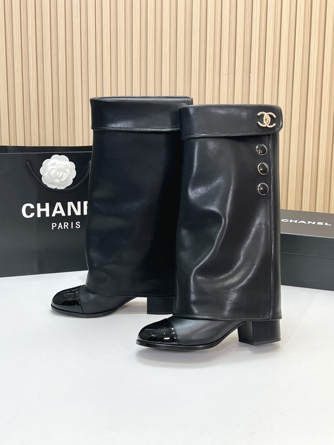 Black Tall Boots