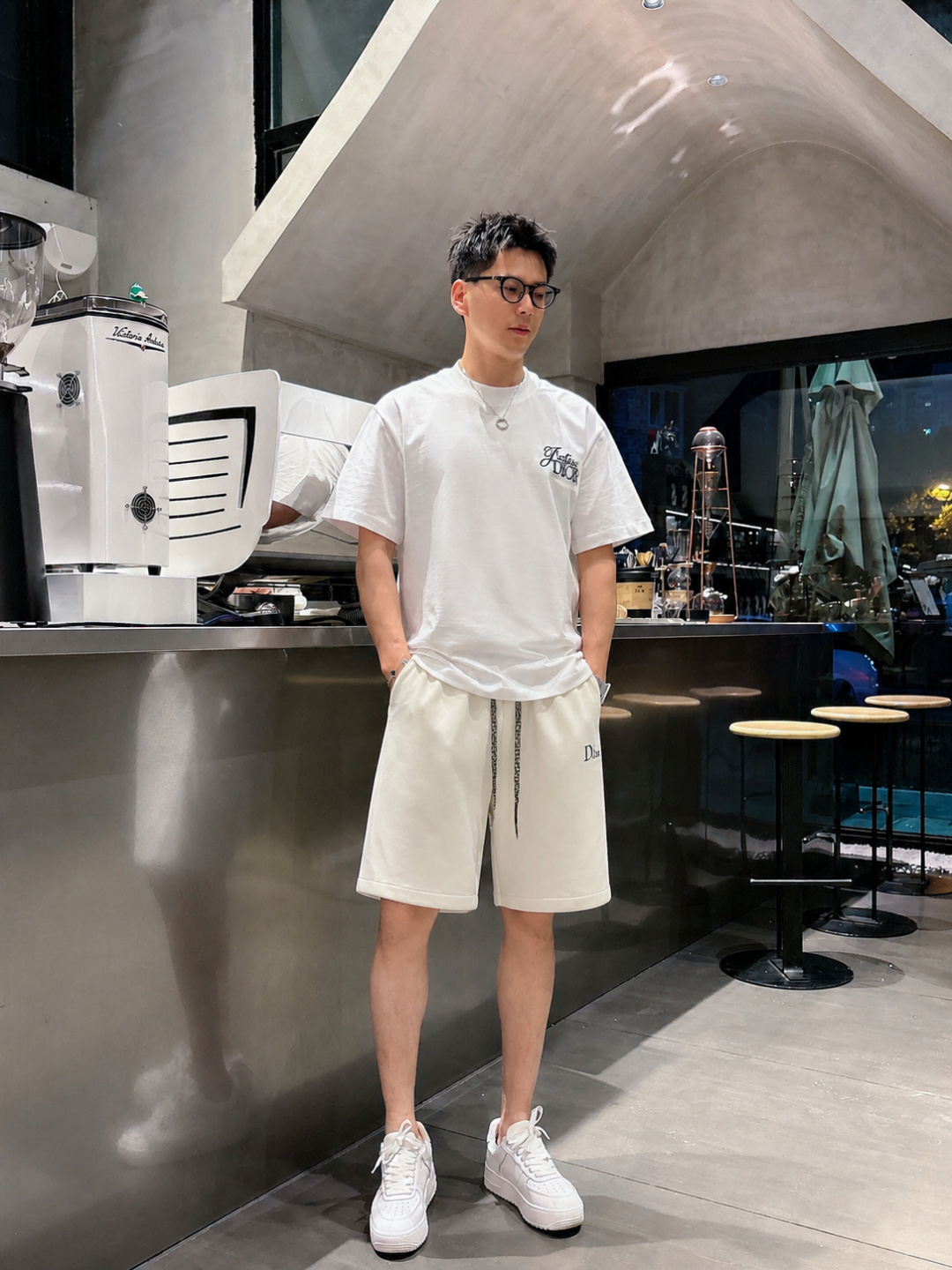 ·  迪奥 2026春夏新款男士休闲宽松短裤 五分裤 高端货简洁时尚大方定制原版进口面料简洁利落又清爽品质做工细节精美简