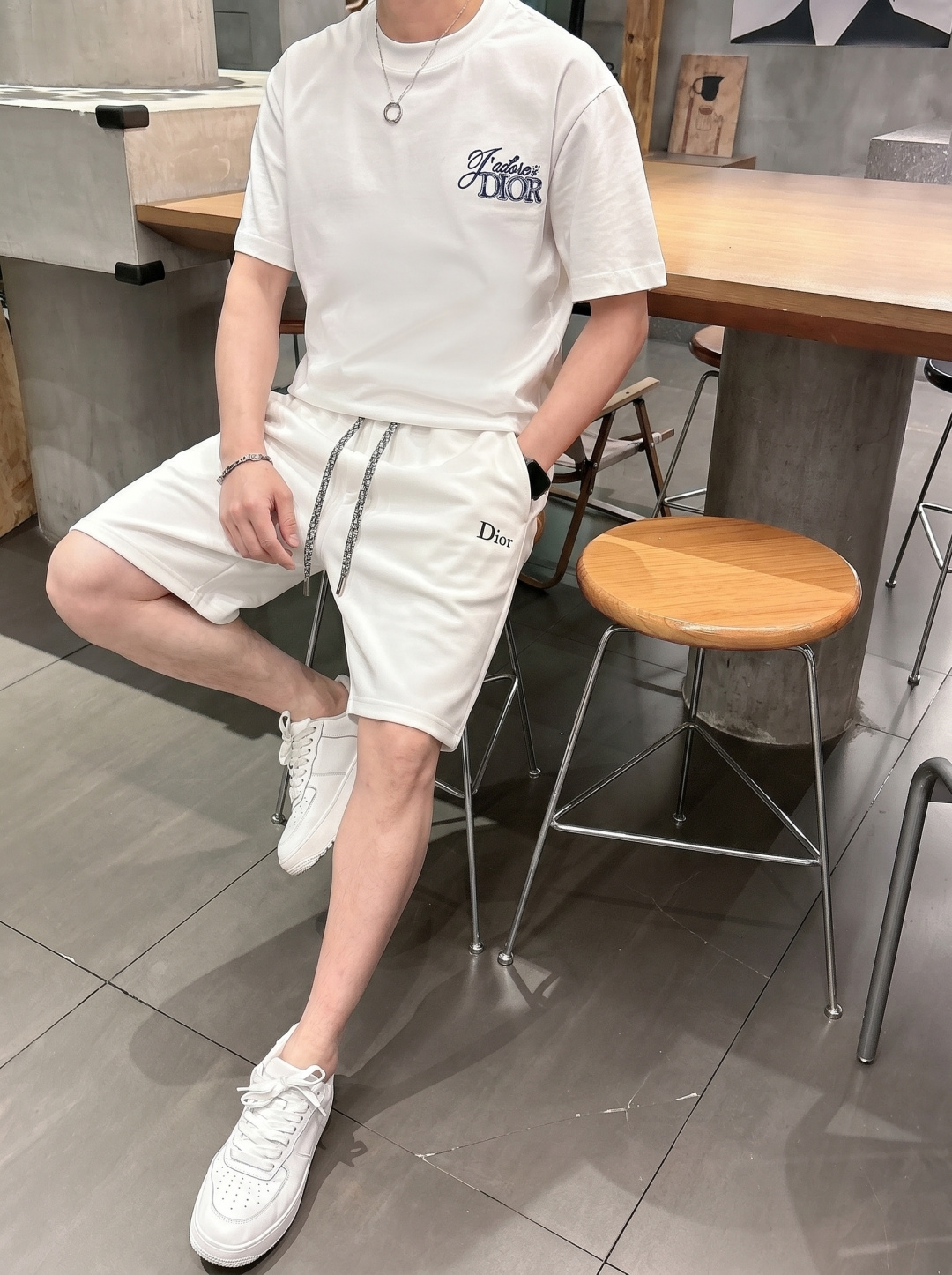 ·  迪奥 2026春夏新款男士休闲宽松短裤 五分裤 高端货简洁时尚大方定制原版进口面料简洁利落又清爽品质做工细节精美简