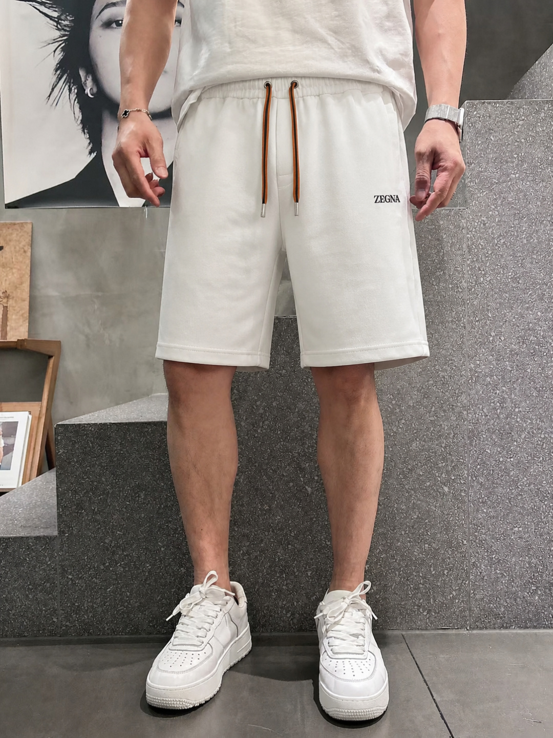 ·  杰尼亚 2026春夏新款男士休闲宽松短裤 五分裤 高端货简洁时尚大方定制原版进口面料简洁利落又清爽品质做工细节精美