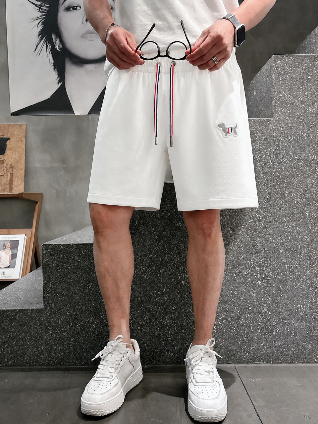 .  TB 汤姆布朗 2026春夏新款男士休闲宽松短裤 五分裤 高端货简洁时尚大方定制原版进口面料简洁利落又清爽品质做工