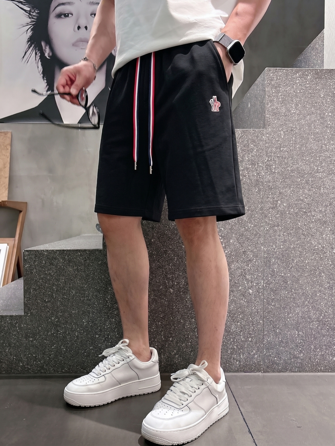 .  蒙口 2026春夏新款男士休闲宽松短裤 五分裤 高端货简洁时尚大方定制原版进口面料简洁利落又清爽品质做工细节精美简