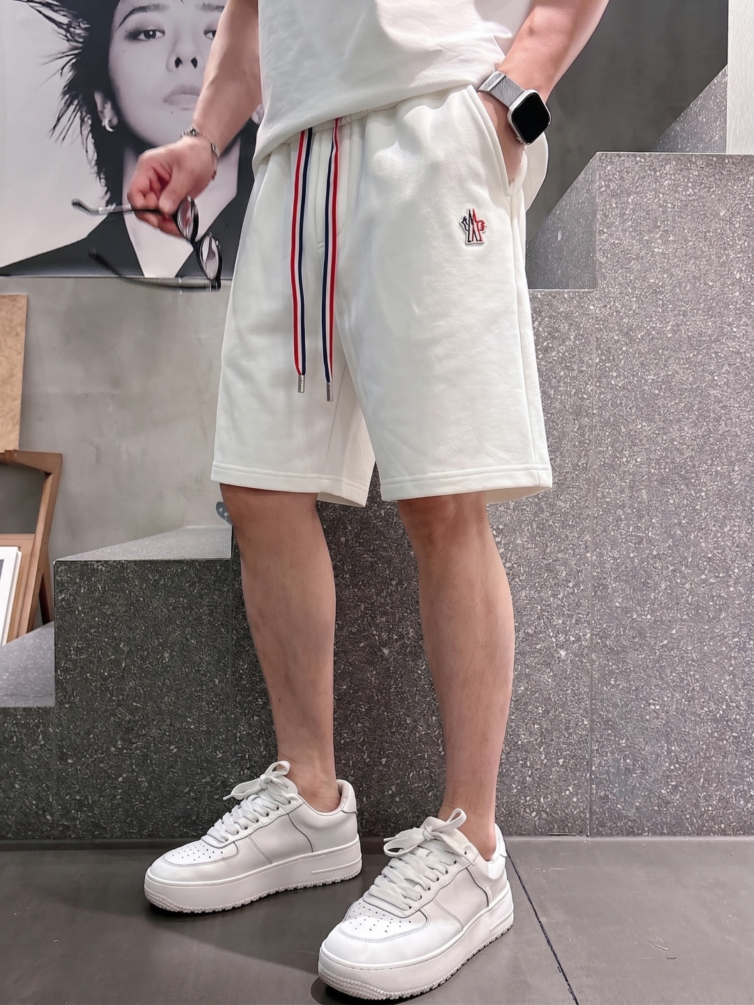 .  蒙口 2026春夏新款男士休闲宽松短裤 五分裤 高端货简洁时尚大方定制原版进口面料简洁利落又清爽品质做工细节精美简