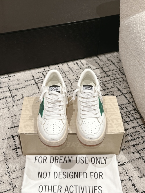 Golden Goose Deluxe Brand Women's White Leather Green Star Sneakers Shoes 1 Golden Goose Deluxe Brand Women's White Leather Green Star Sneakers Shoes