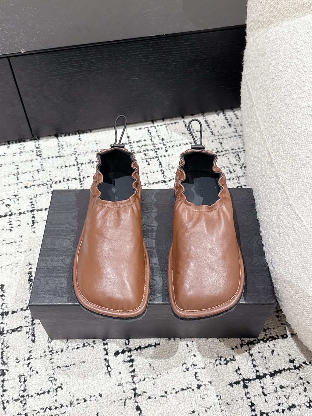 Luxurious Leopard Shoes in Original Wool Fabric by Dries Van Nooten