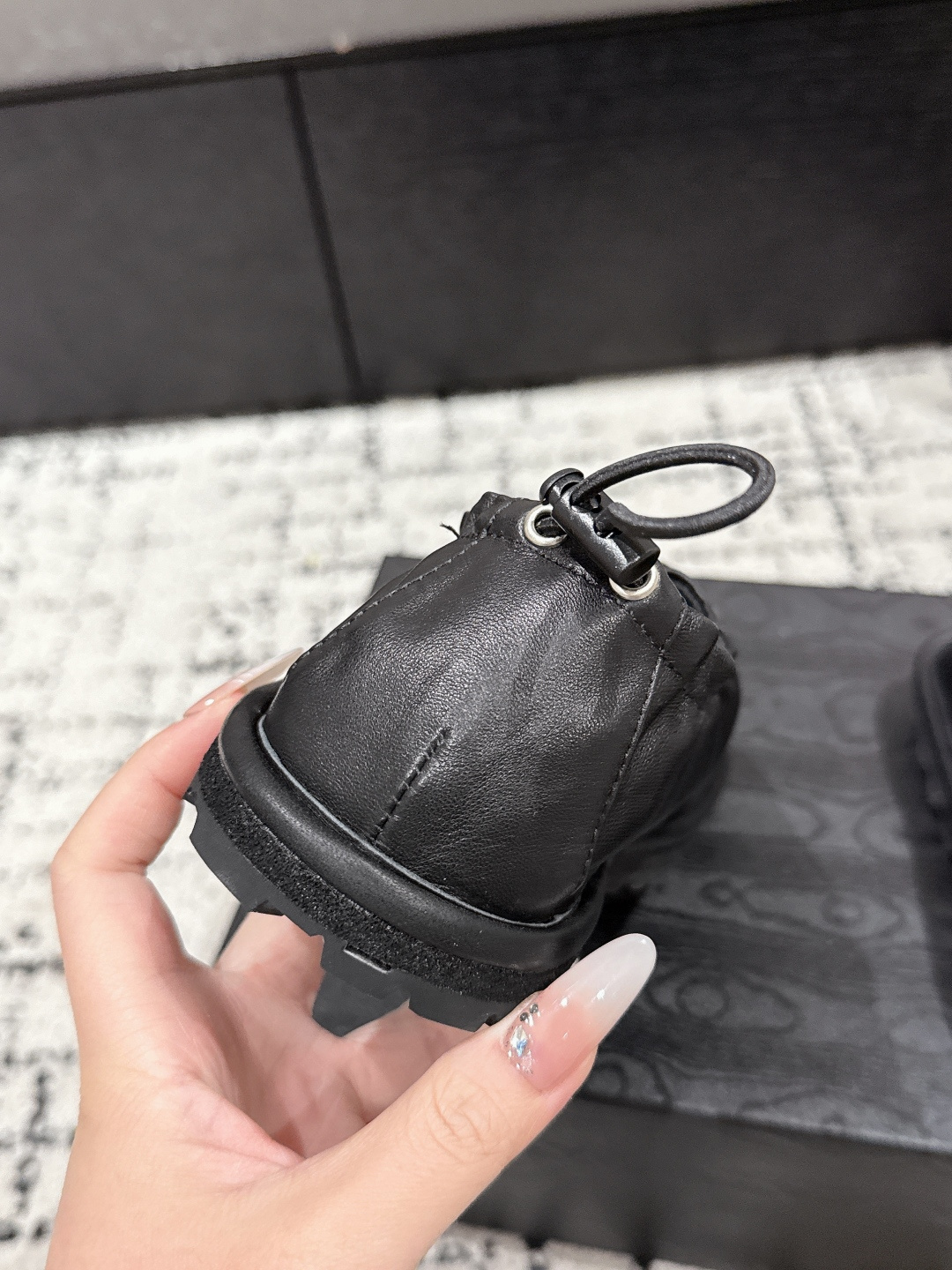 Luxurious Sheepskin Leopard Shoes by Dries Van Noten: Original Wool Fabric, Size #35-40 - 图片 8