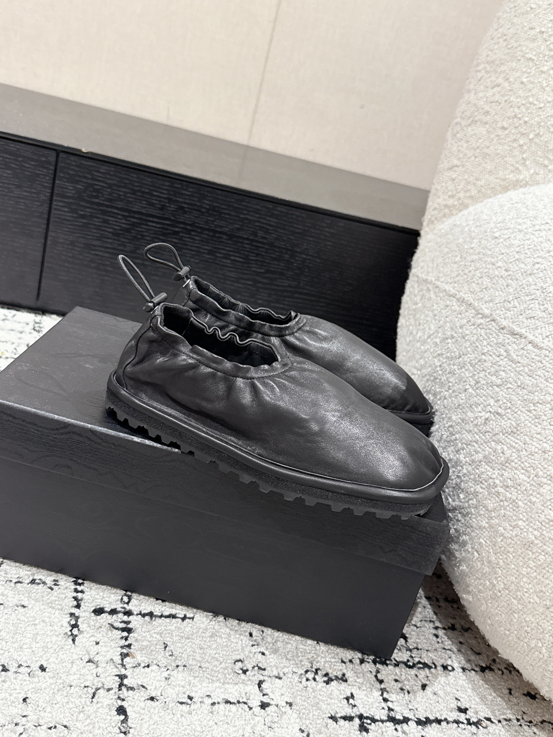 Luxurious Sheepskin Leopard Shoes by Dries Van Noten: Original Wool Fabric, Size #35-40 - 图片 2