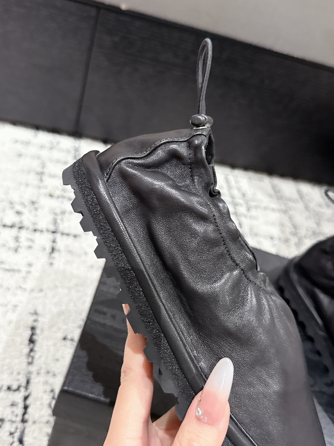 Luxurious Sheepskin Leopard Shoes by Dries Van Noten: Original Wool Fabric, Size #35-40 - 图片 7