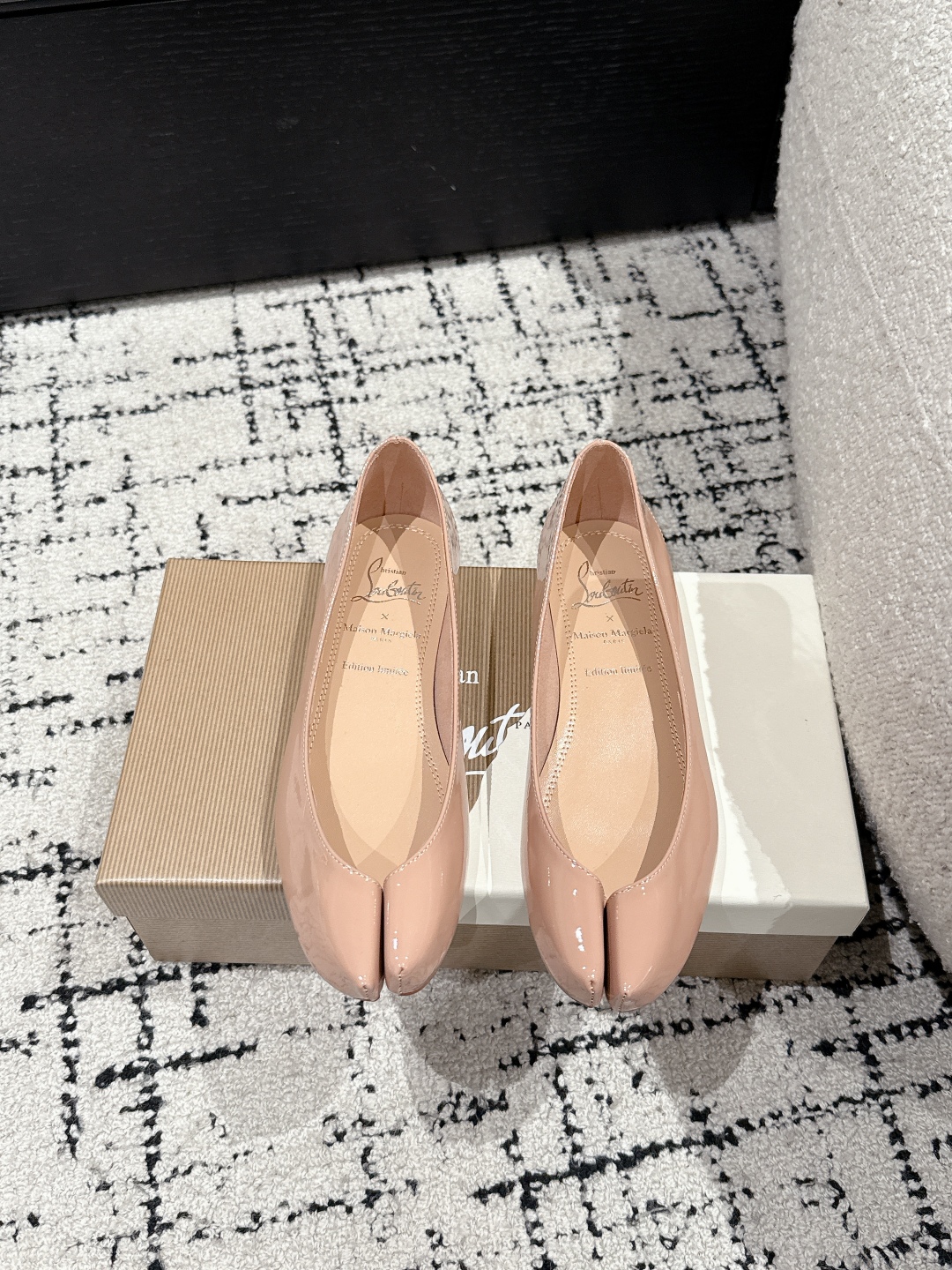 Red Bottom Shoes Co-editor: Original Decomposition Set, Super Flat Toe Ballet Shoes - 图片 2