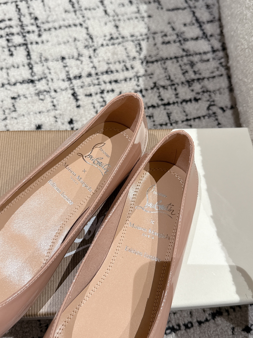 Red Bottom Shoes Co-editor: Original Decomposition Set, Super Flat Toe Ballet Shoes - 图片 7
