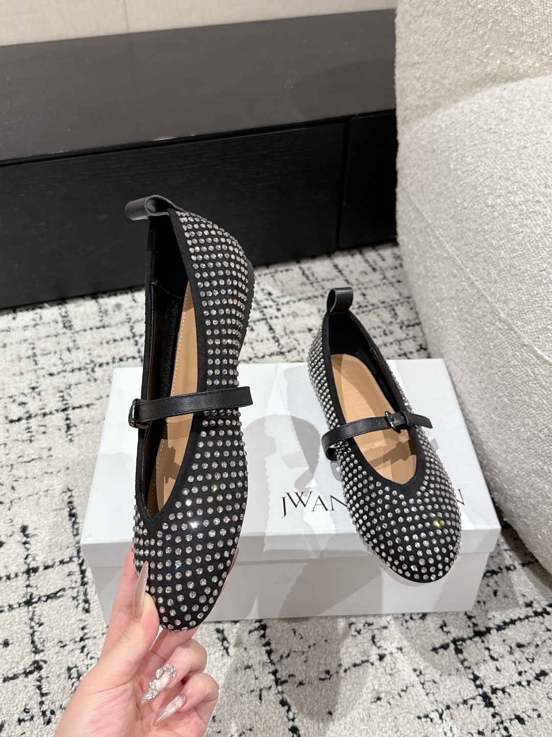 Jwanderson 25/Spring and Summer New Elliptical Drilling Shoes: Tender Design with Ox Velvet - 图片 4