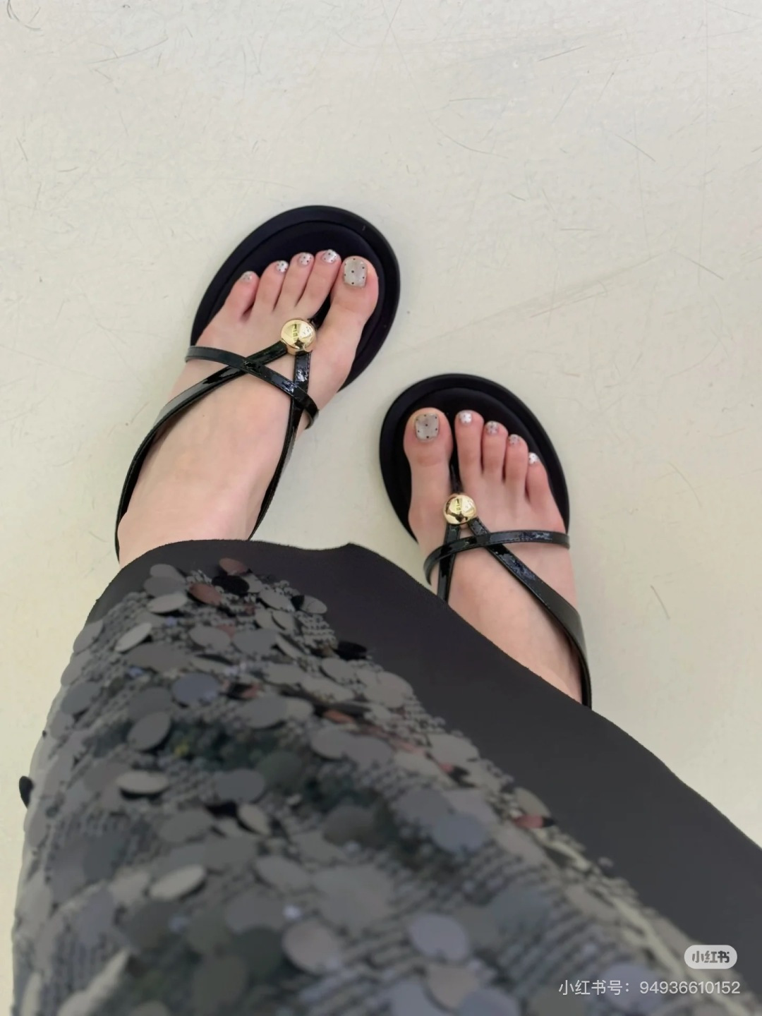 NO:440384,#Reference for foot pictures, split toe shoes19860909#上脚图参考,分趾鞋,Women's Shoes