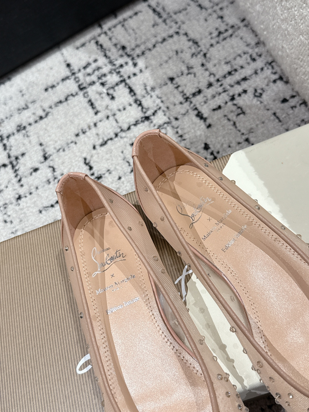 Red Bottom Ballet Shoes: Original Design with Super Flat Toe and Sheepskin Lining - 图片 7