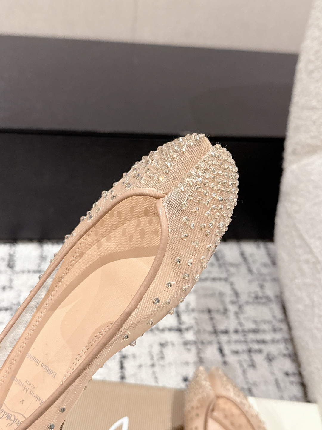 Red Bottom Ballet Shoes: Original Design with Super Flat Toe and Sheepskin Lining - 图片 6