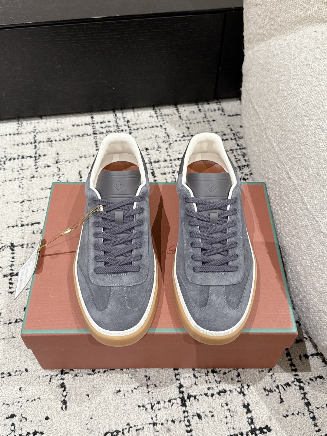 Loro Piana Tennis Walk Sneakers - Suède, Casual, Comfortabel - Maat 35-45
