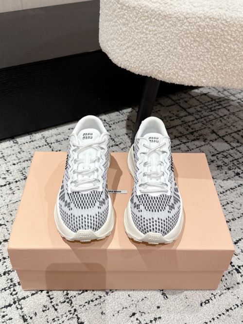 Miu Miu Women's American Style Sneakers 2025 Newest Collection 1 Miu Miu Women's American Style Sneakers 2025 Newest Collection