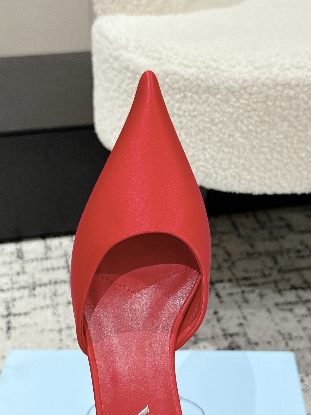 NO:419549,#Real photo details reference, semi-tork high heels19860909#实拍细节参考,半拖高跟鞋,high heels,Women's Shoes