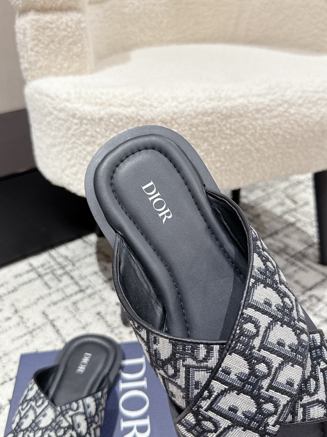 Dior Oblique Jacquard Men's Slides: Summer Style & Comfort - Size 39-46 8 cmp i1752145097092 7676 0 6