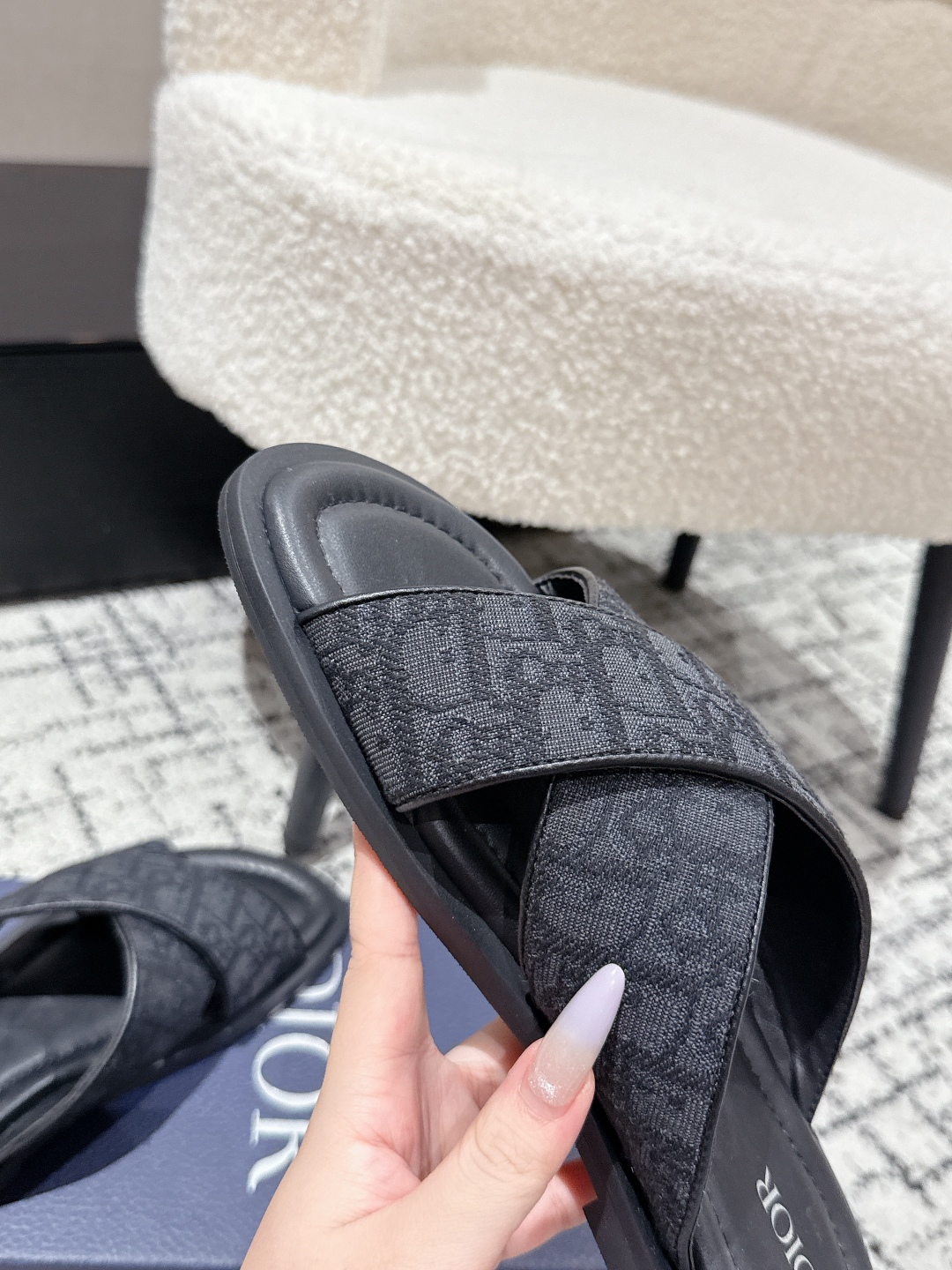 Dior Oblique Jacquard Men's Summer Slides: Casual & Refined, Sizes 39-46 7 cmp i1752145106510 2246 0 5