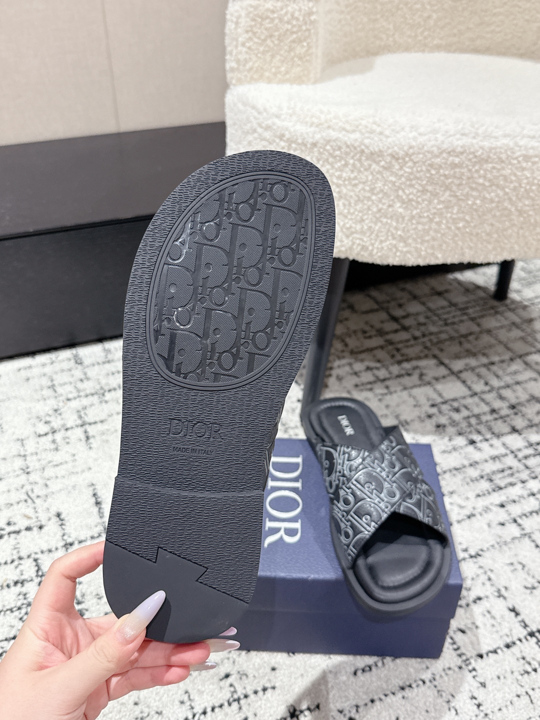 Dior Oblique Jacquard Men's Slides: Summer Style & Comfort - Size 39-46 10 cmp i1752145172235 1413 0 8
