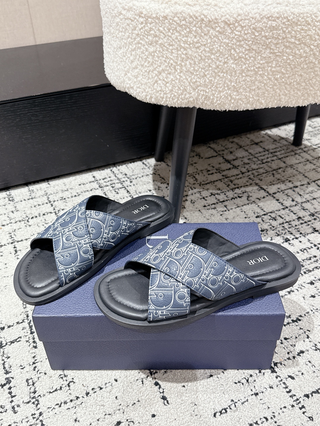 Dior Oblique Jacquard Men's Slides: Summer Casual & Stylish - Size 39-46 4 cmp i1752145179000 5857 0 2