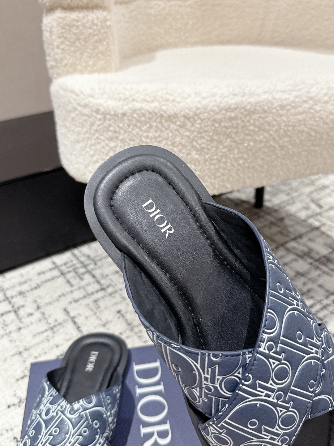 Dior Oblique Jacquard Men's Slides: Summer Casual & Stylish - Size 39-46 8 cmp i1752145179002 1062 0 6