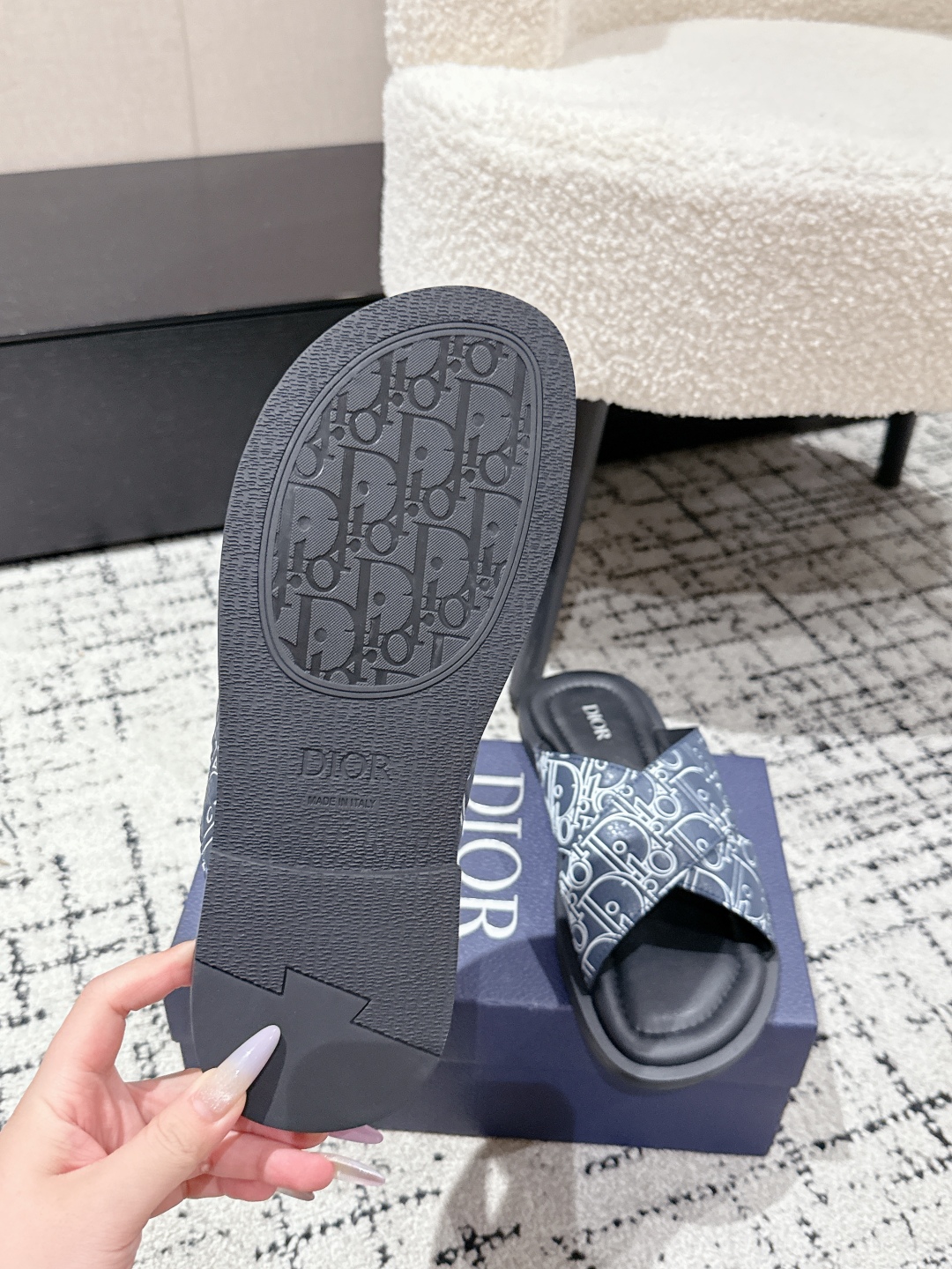 Dior Oblique Jacquard Men's Slides: Summer Casual & Stylish - Size 39-46 10 cmp i1752145181538 9344 0 8
