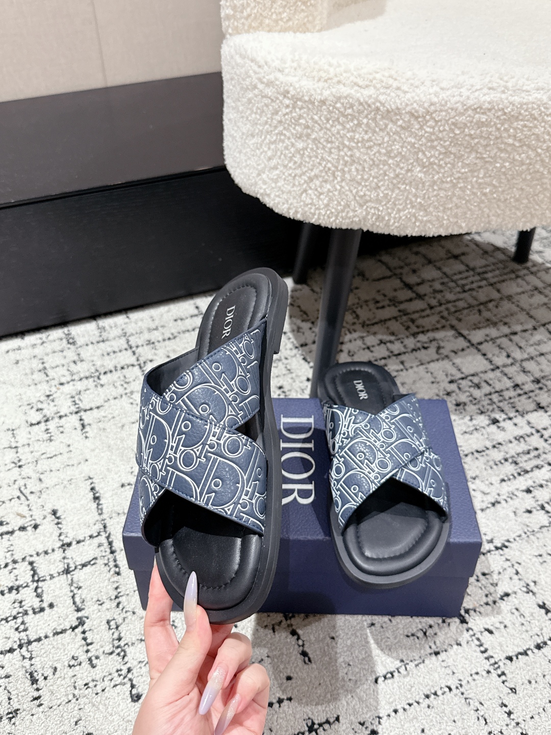 Dior Oblique Jacquard Men's Slides: Summer Casual & Stylish - Size 39-46 5 cmp i1752145181542 1940 0 3