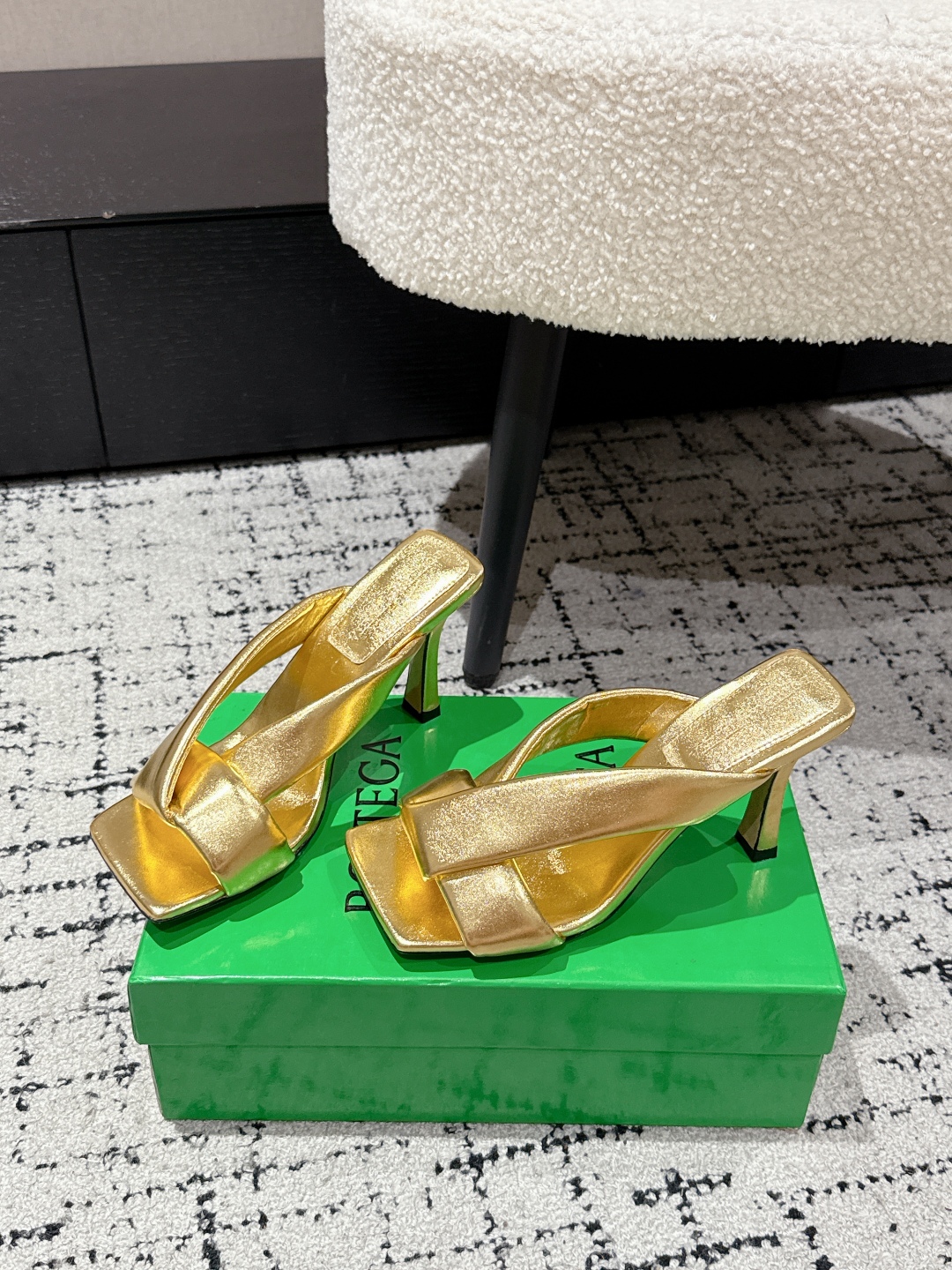 BV Parco Women's Mules Sandals, Genuine Leather Woven Heeled Slides 4 cmp i1753820501267 7310 0 2