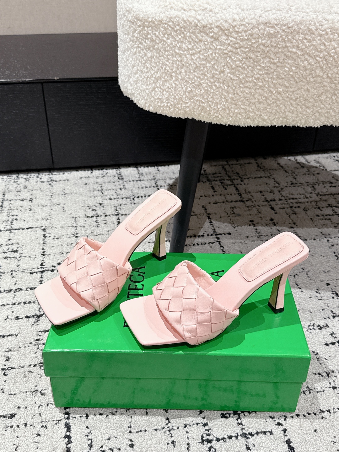 Bottega Veneta Parco Women's Mules with 9cm Heel, Size 35-42 4 cmp i1753821017983 5394 0 2