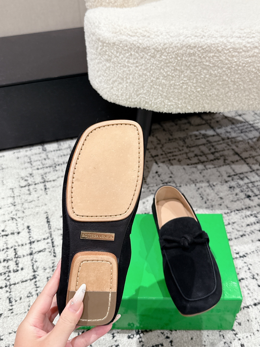 Bottega Veneta BV Daddy Suede Leather Loafers for Men and Women 10 cmp i1754253134653 936 0 8