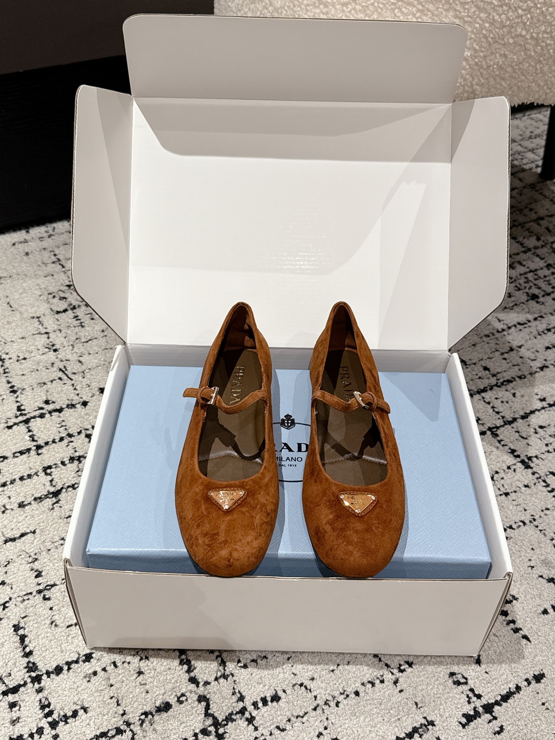 “Prada New Print Ballet Shoes: Top Version Review & Details” - 图片 2