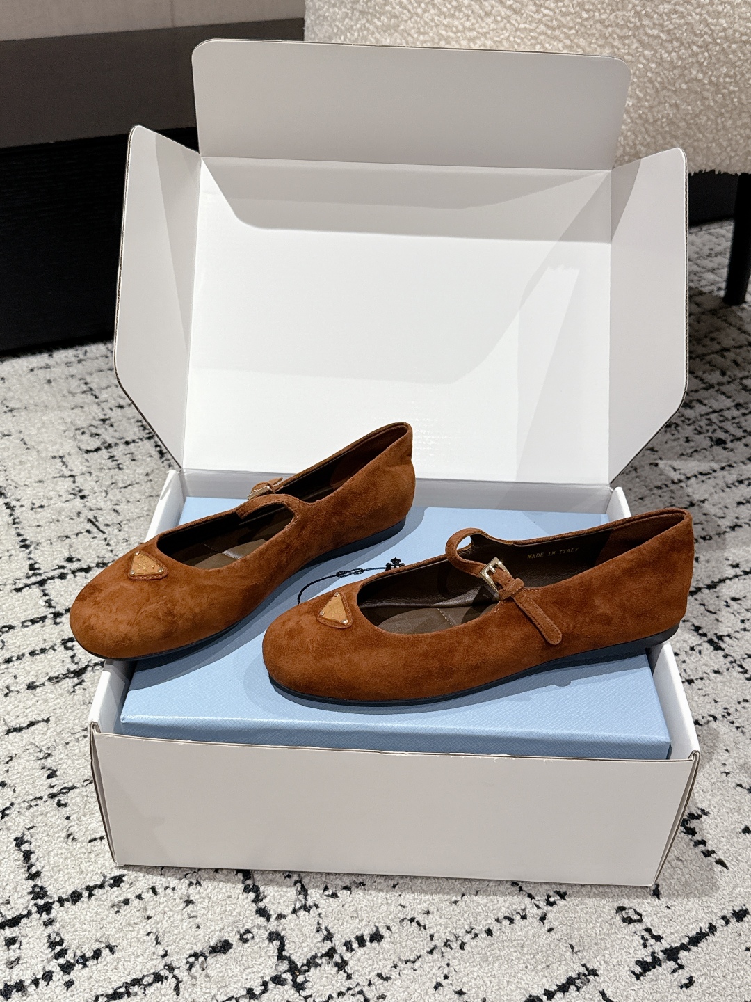 “Prada New Print Ballet Shoes: Top Version Review & Details” - 图片 1