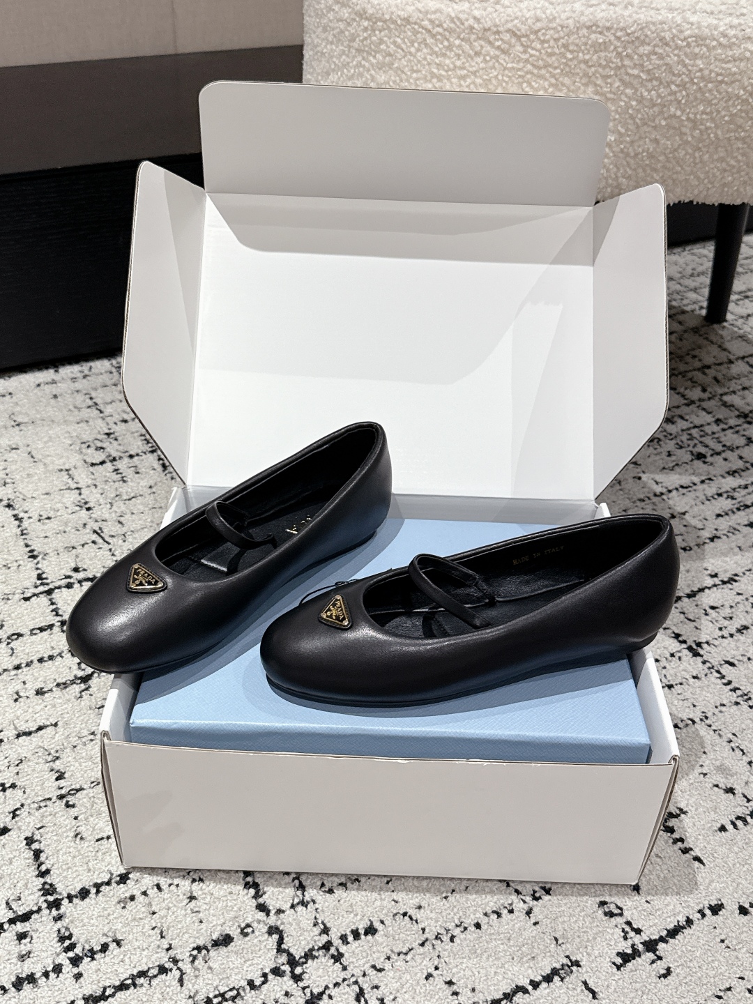 Prada New 25 Top Version Ballet Mary Jane Shoes Review with Cone Heel – Product Details - 图片 1