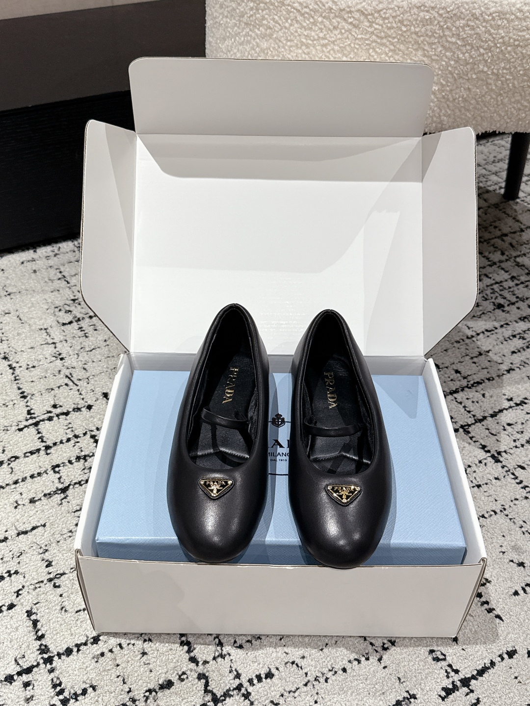 Prada New 25 Top Version Ballet Mary Jane Shoes Review with Cone Heel – Product Details - 图片 2