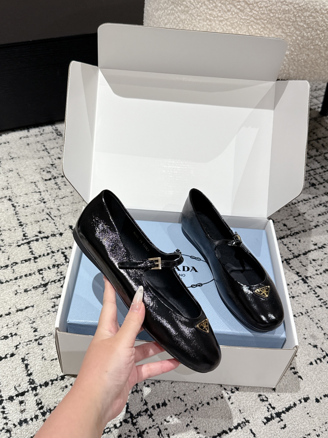 Prada New Print Ballet Shoes: 25 Top Version Review & Details - 图片 5