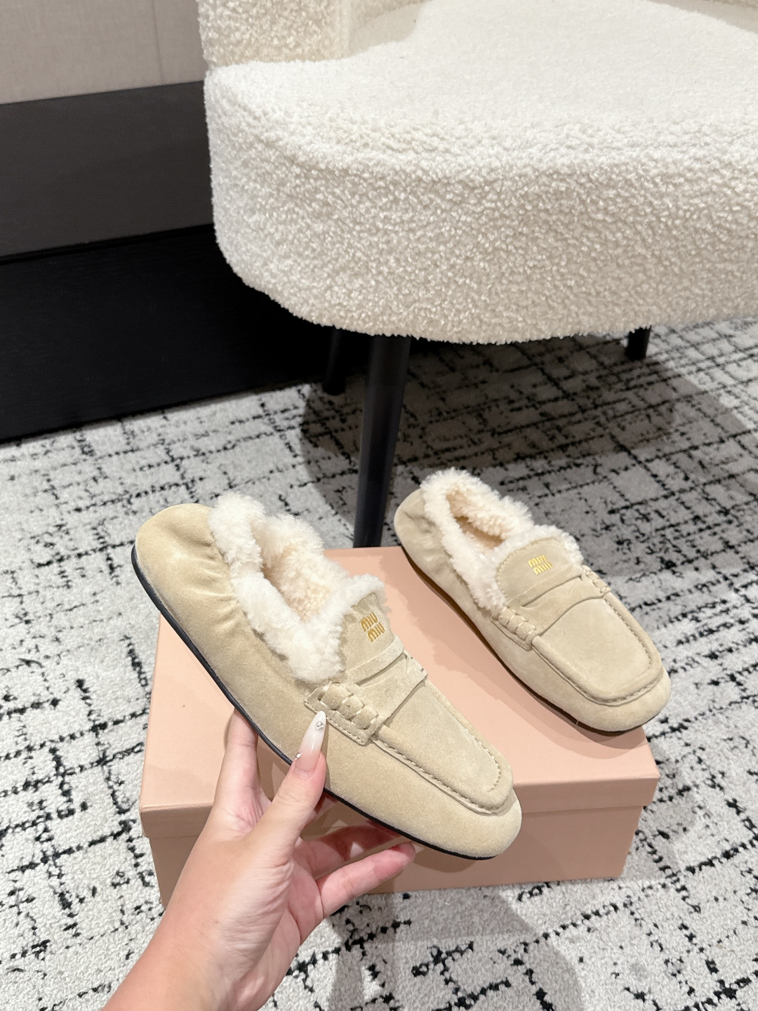 “648Miumiu Spring Summer Ballet Shoes: Fresh Wrinkled Heads Collection for Women Size 35-40” - 图片 5