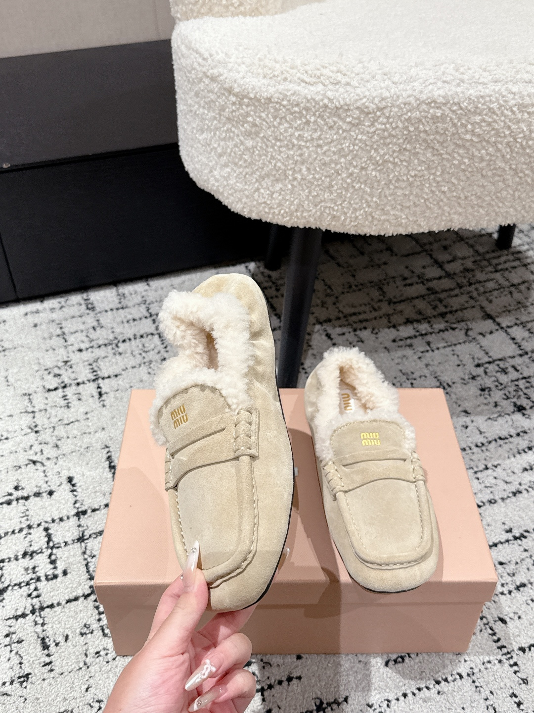 “648Miumiu Spring Summer Ballet Shoes: Fresh Wrinkled Heads Collection for Women Size 35-40” - 图片 4